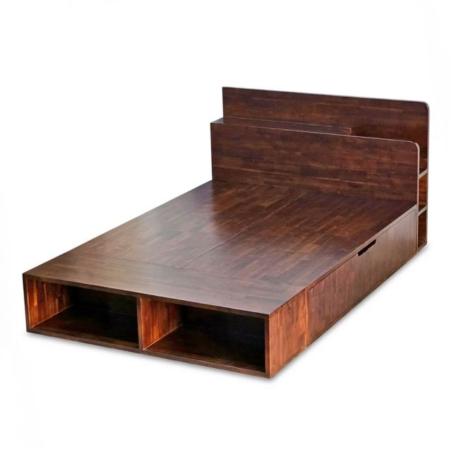 Giường ngủ 120x220x90cm gỗ tràm GN68057