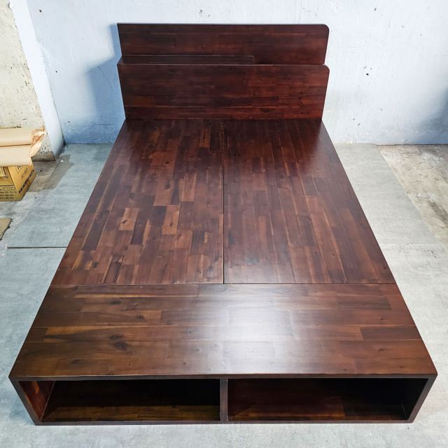 Giường ngủ 120x220x90cm gỗ tràm GN68057