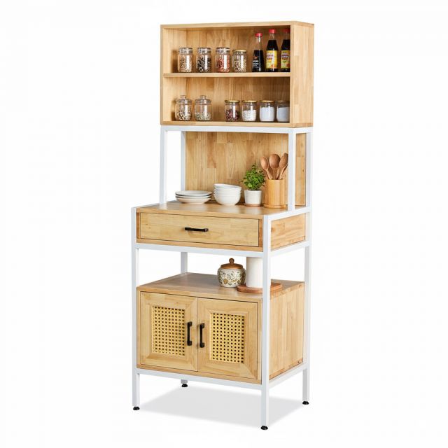 Tủ bếp đa năng 62x48x170cm gỗ cao su KB68085