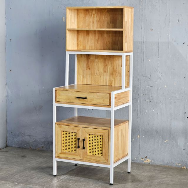 Tủ bếp đa năng 62x48x170cm gỗ cao su KB68085