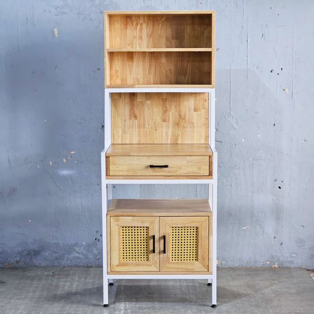 Tủ bếp đa năng 62x48x170cm gỗ cao su KB68085