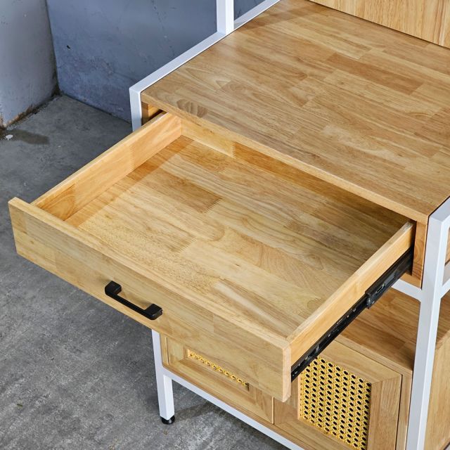 Tủ bếp đa năng 62x48x170cm gỗ cao su KB68085