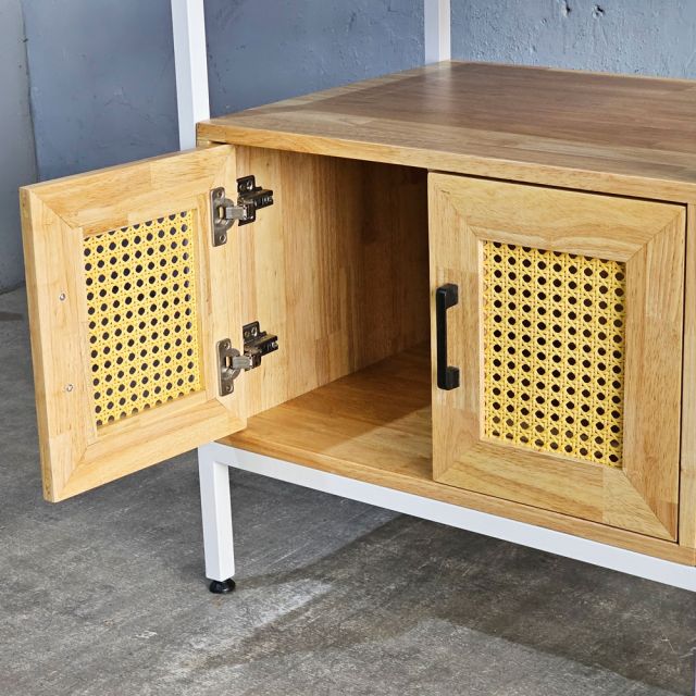 Tủ bếp đa năng 62x48x170cm gỗ cao su KB68085