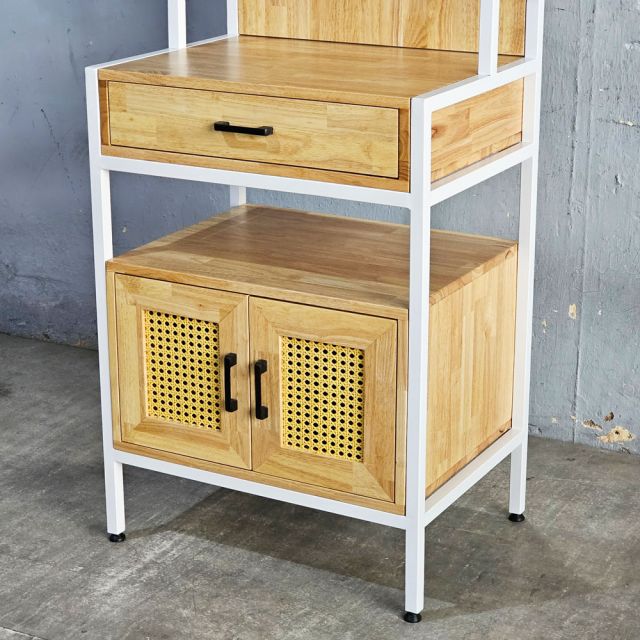 Tủ bếp đa năng 62x48x170cm gỗ cao su KB68085