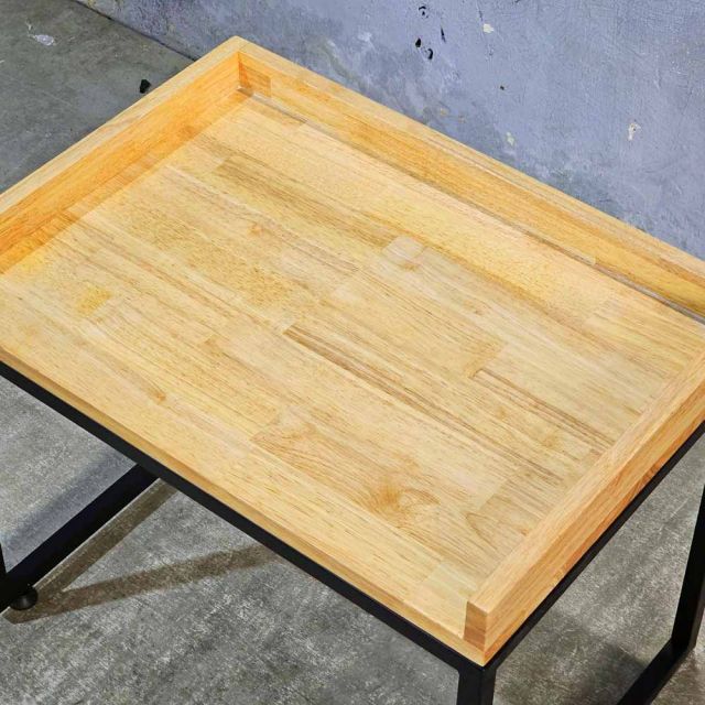 Kệ lò vi sóng 57x40x40cm gỗ cao su KVS68013