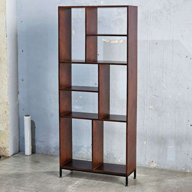 Kệ trang trí 80x30x188cm gỗ cao su KS68356