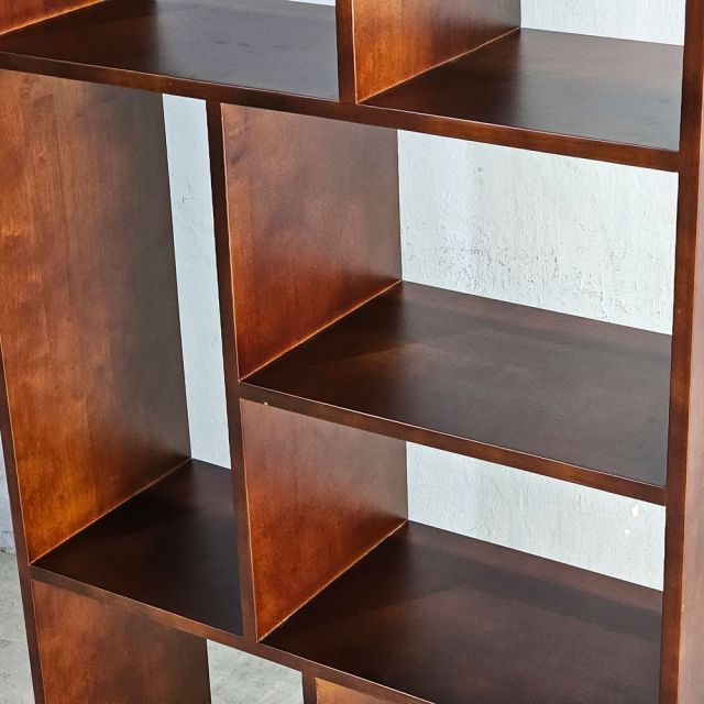 Kệ trang trí 80x30x188cm gỗ cao su KS68356