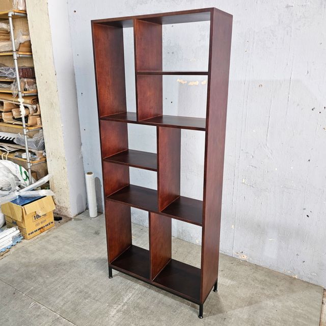 Kệ trang trí 80x30x188cm gỗ cao su KS68356