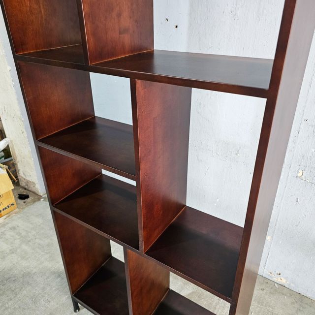 Kệ trang trí 80x30x188cm gỗ cao su KS68356