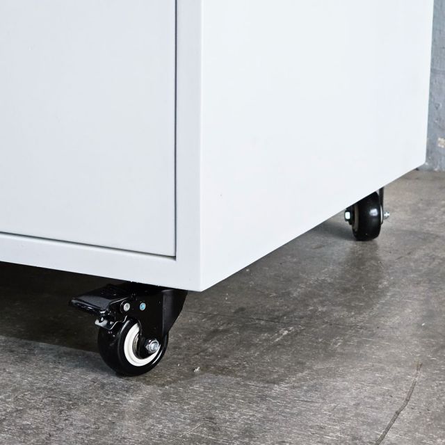 Tủ di động khóa số 80x40x65cm gỗ cao su TCN68083