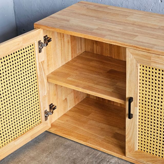 Tủ để đồ 100x40x60cm gỗ cao su KTB68243