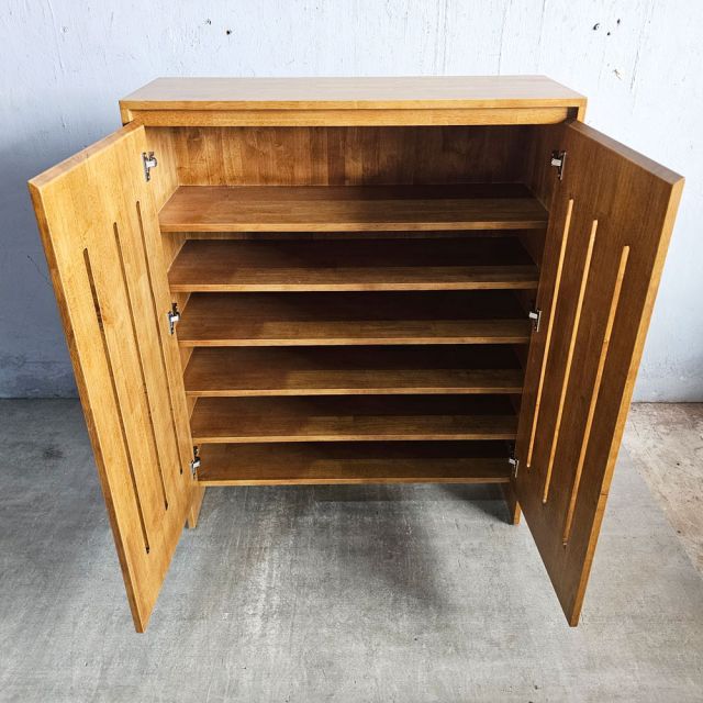 Tủ để giày dép 100x35x124cm gỗ cao su KG68108