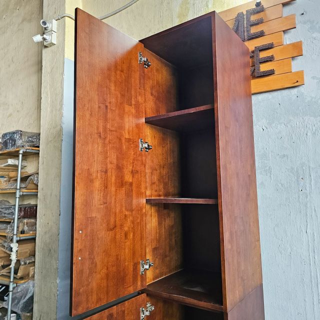 Tủ lưu trữ 45x45x250cm gỗ cao su KTB68247