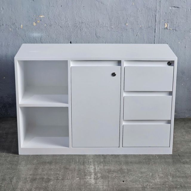 Tủ chứa hồ sơ 100x40cm gỗ cao su THS68094