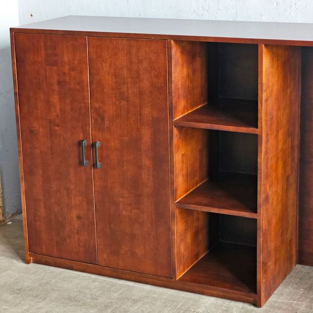 Tủ TV đa năng 160x45x100cm gỗ cao su KTV68036