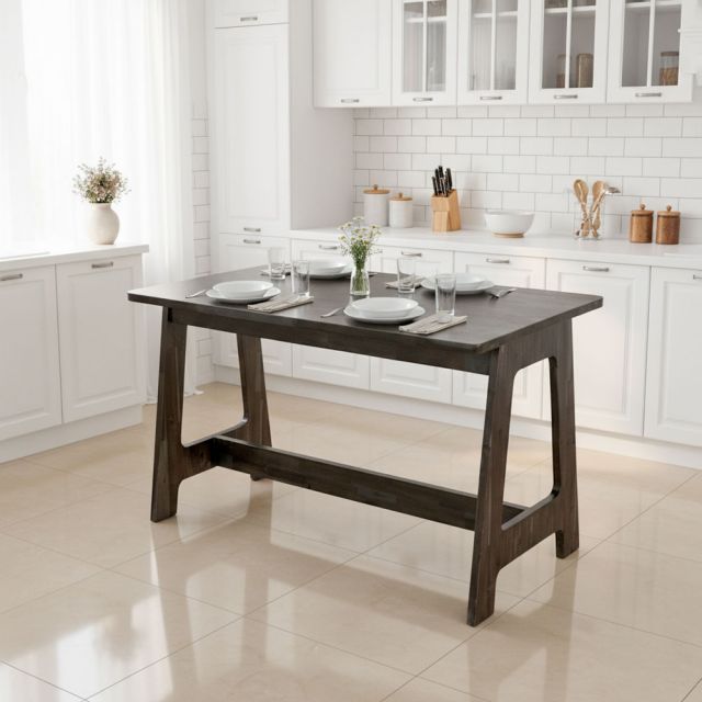 Bàn ăn chữ nhật 120x70cm gỗ tràm BA68294