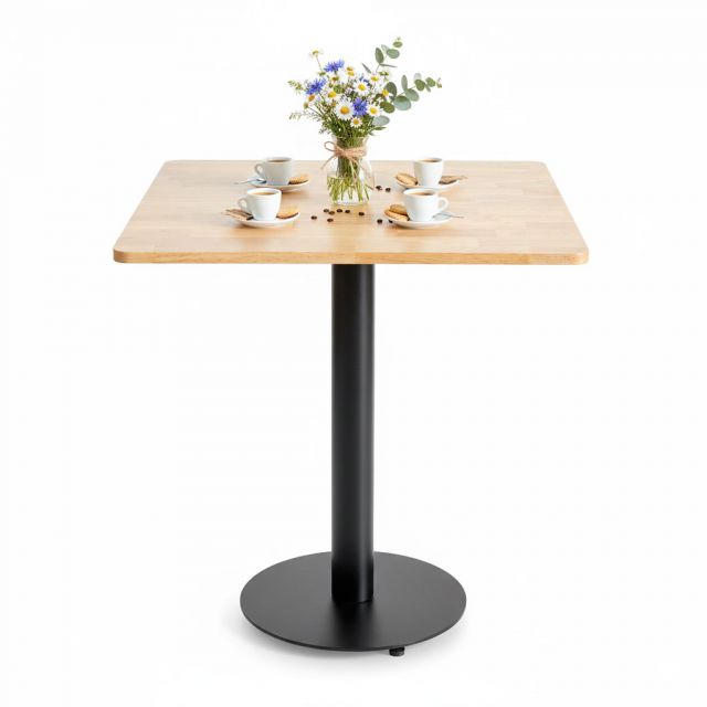 Bàn cafe vuông 70x70cm gỗ cao su CFD68287