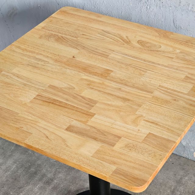 Bàn cafe vuông 70x70cm gỗ cao su CFD68287