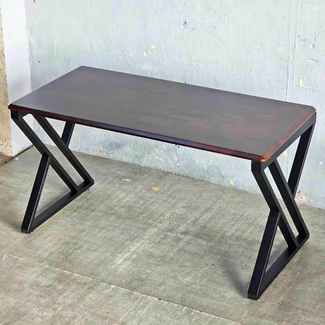 Bàn làm việc 140x70cm gỗ tràm chân chữ X đôi GD68113