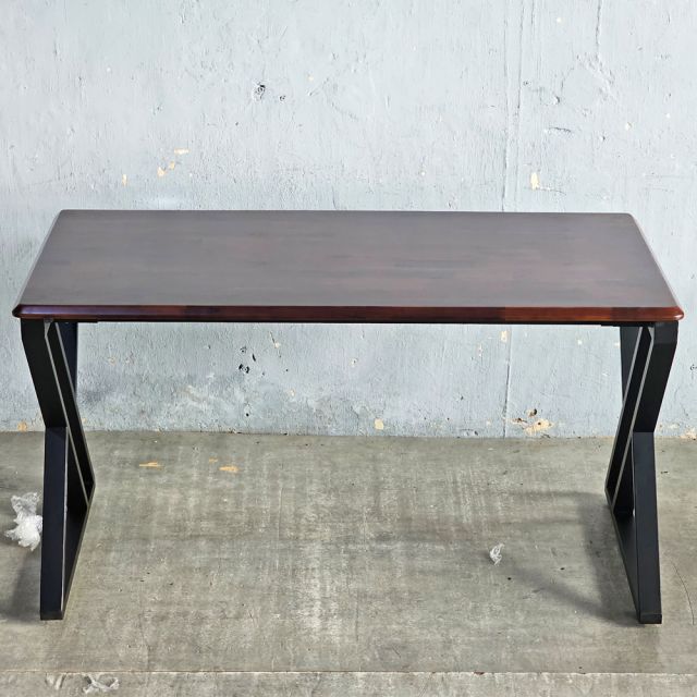 Bàn làm việc 140x70cm gỗ tràm chân chữ X đôi GD68113