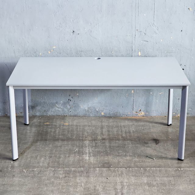 Bàn làm việc 1600x878mm gỗ cao su hệ Oval HBOV053