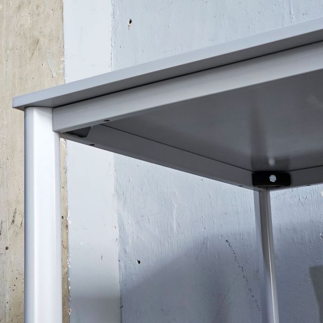 Bàn làm việc 1600x878mm gỗ cao su hệ Oval HBOV053