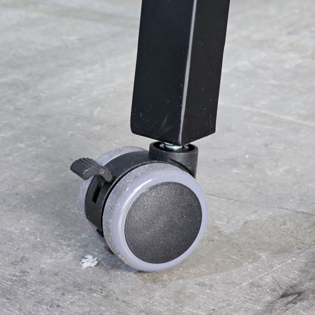 Bàn làm việc di động 140x60cm gỗ plywood chân sắt hệ bàn FOS FOS002