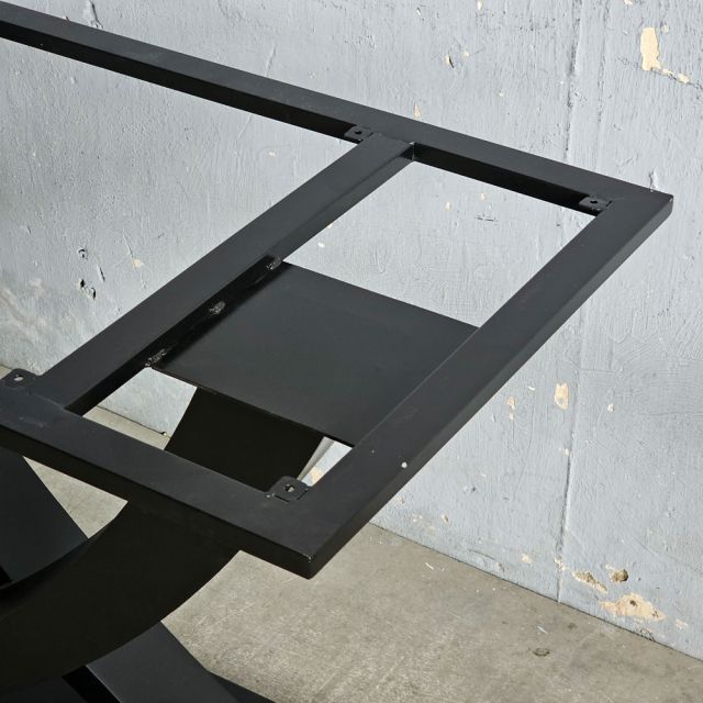 Chân sắt chữ V cho bàn ăn 120x60cm sơn tĩnh điện CHB68092