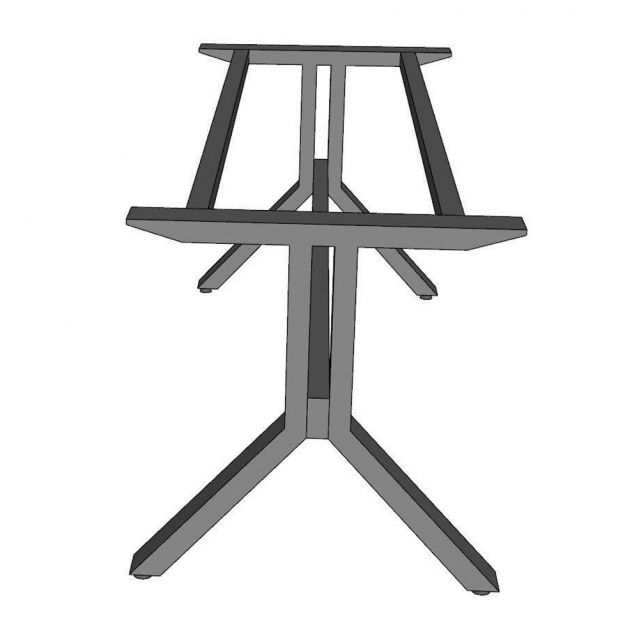 Chân sắt cho bàn ăn 200x80cm sơn tĩnh điện CHB68093