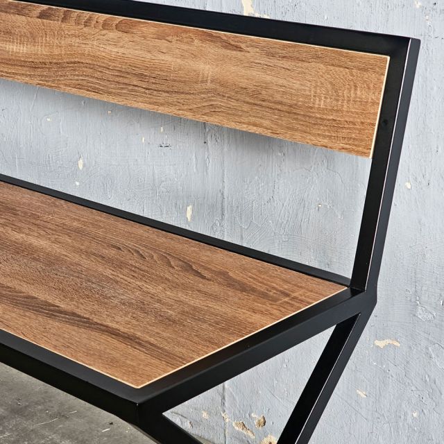 Ghế bằng dài 120x40x75cm chân sắt chữ X gỗ plywood GBD070