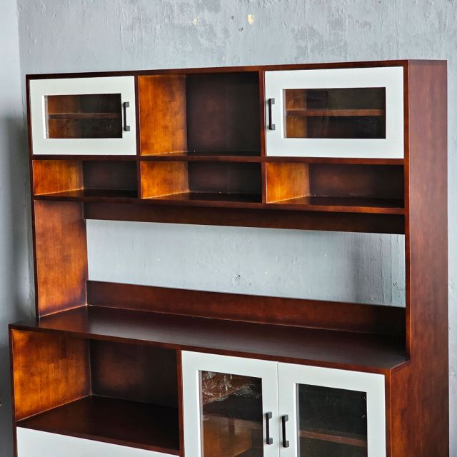 Kệ bếp đa năng 155x45x175cm gỗ cao su KB68087