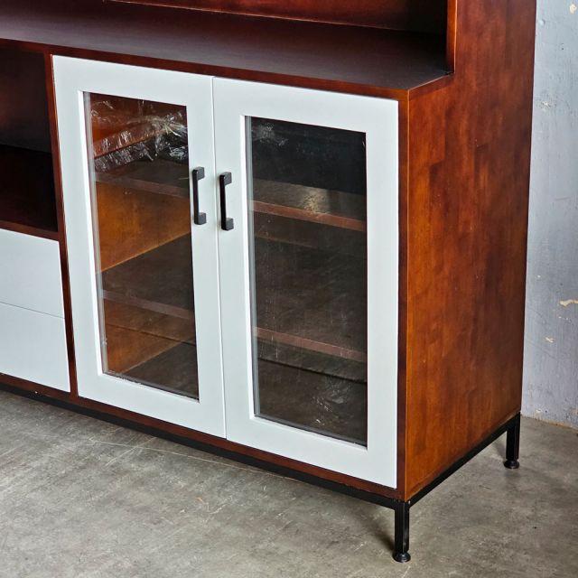 Kệ bếp đa năng 155x45x175cm gỗ cao su KB68087