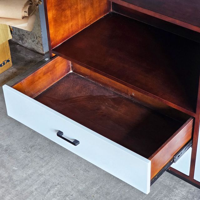 Kệ bếp đa năng 155x45x175cm gỗ cao su KB68087