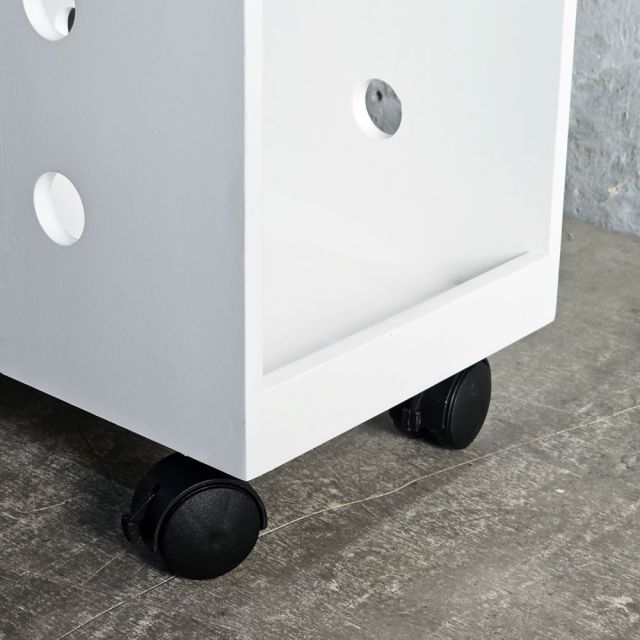 Kệ để thùng PC di động gỗ cao su KCPU68030