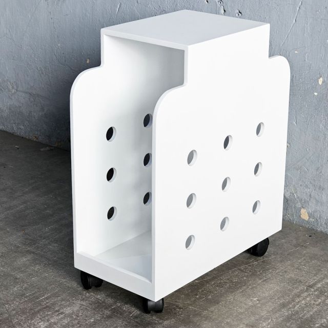 Kệ để thùng PC di động gỗ cao su KCPU68030