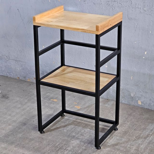 Kệ để lò vi sóng/lò nướng 42x32x80cm gỗ cao su KVS68016