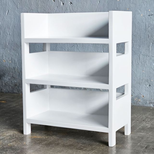 Kệ mỹ phẩm để bàn 40x20x50cm gỗ cao su KMPB001