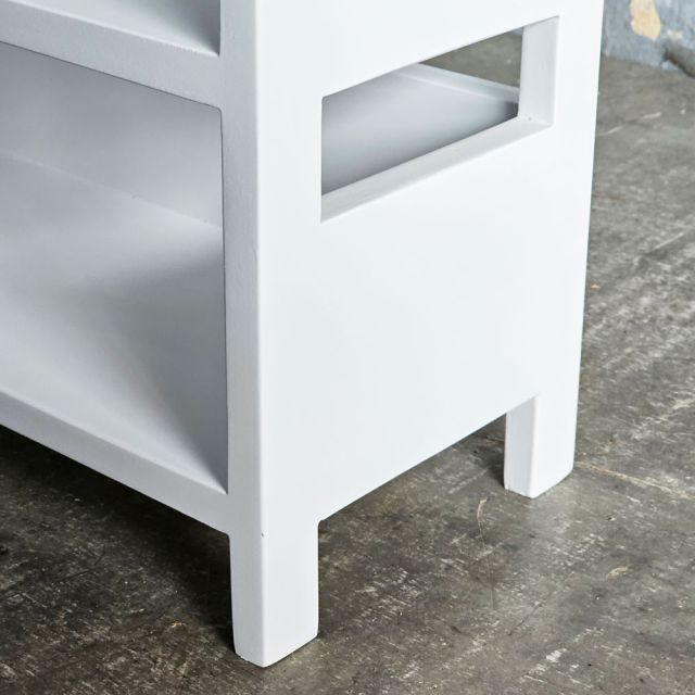 Kệ mỹ phẩm để bàn 40x20x50cm gỗ cao su KMPB001