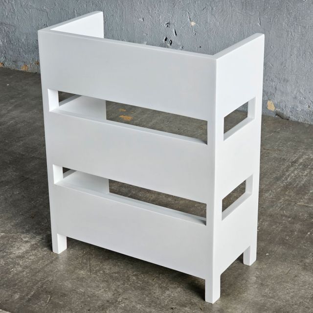 Kệ mỹ phẩm để bàn 40x20x50cm gỗ cao su KMPB001