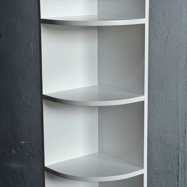 Kệ góc tường 6 tầng 30x30x180cm gỗ cao su KGT68053