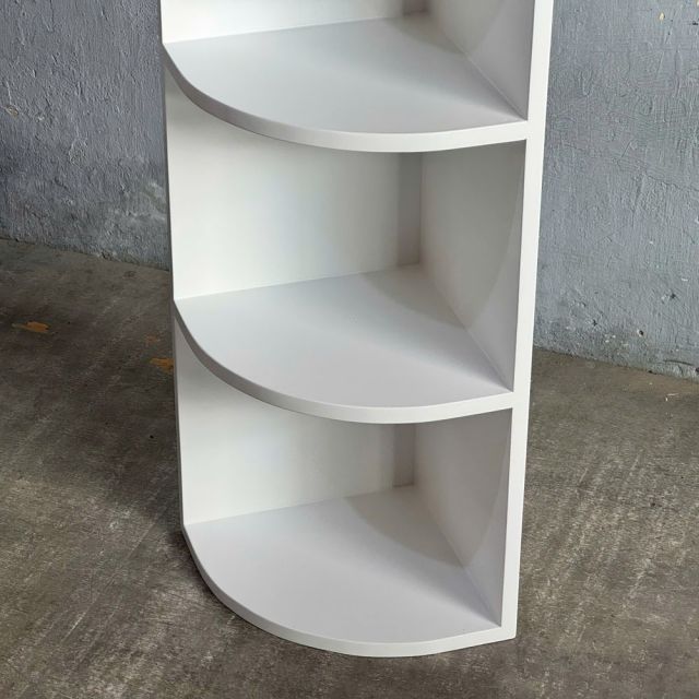 Kệ góc tường 6 tầng 30x30x180cm gỗ cao su KGT68053