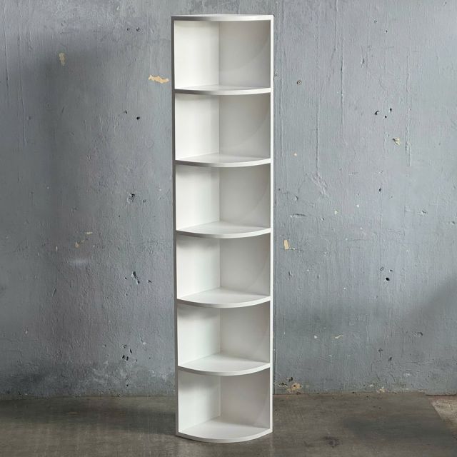 Kệ góc tường 6 tầng 30x30x180cm gỗ cao su KGT68053