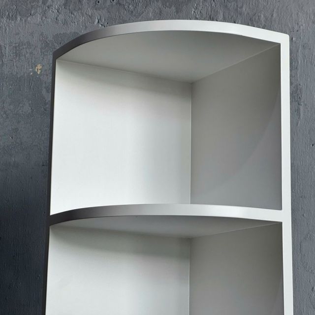 Kệ góc tường 6 tầng 30x30x180cm gỗ cao su KGT68053