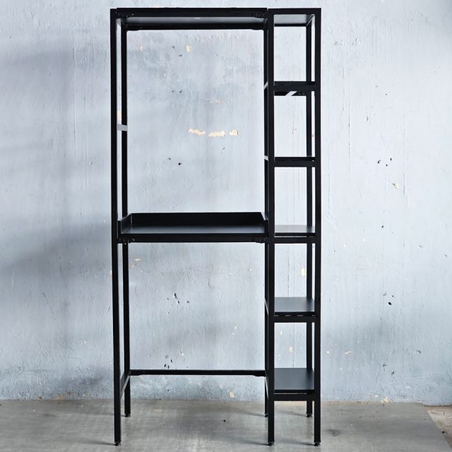 Kệ máy giặt máy sấy 100x61x205cm gỗ cao su KMG68031