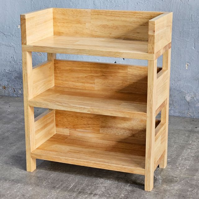 Kệ mỹ phẩm để bàn 40x20x50cm gỗ cao su KMPB002