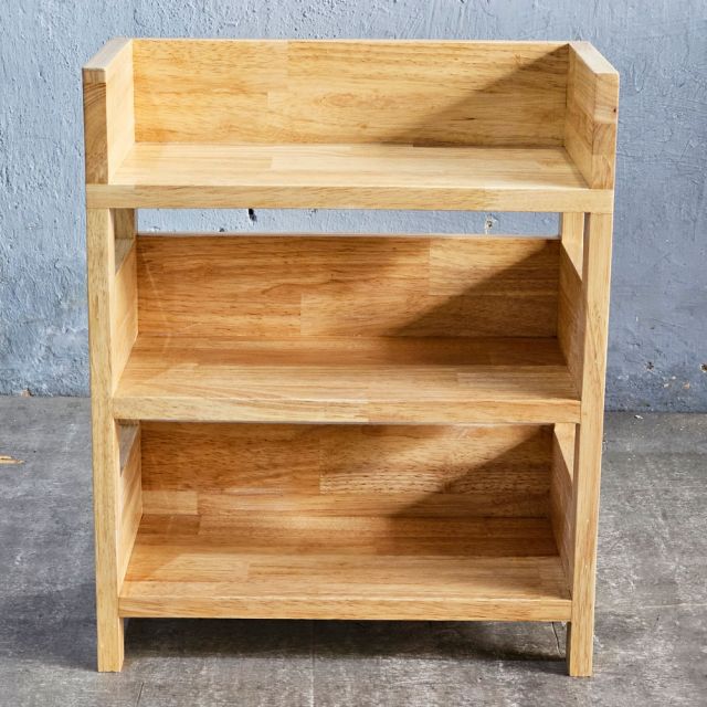 Kệ mỹ phẩm để bàn 40x20x50cm gỗ cao su KMPB002