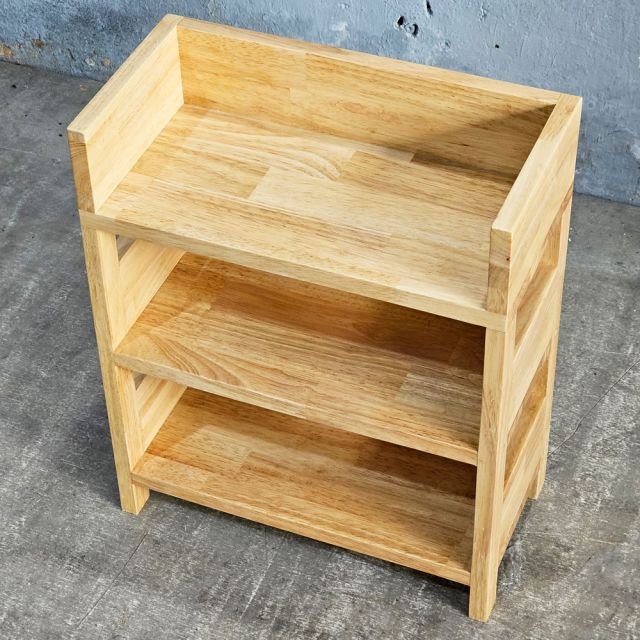 Kệ mỹ phẩm để bàn 40x20x50cm gỗ cao su KMPB002