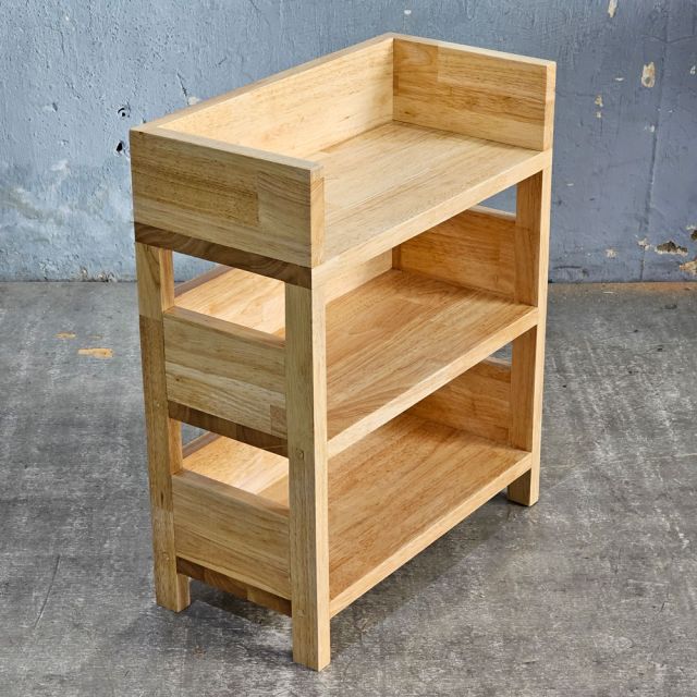 Kệ mỹ phẩm để bàn 40x20x50cm gỗ cao su KMPB002