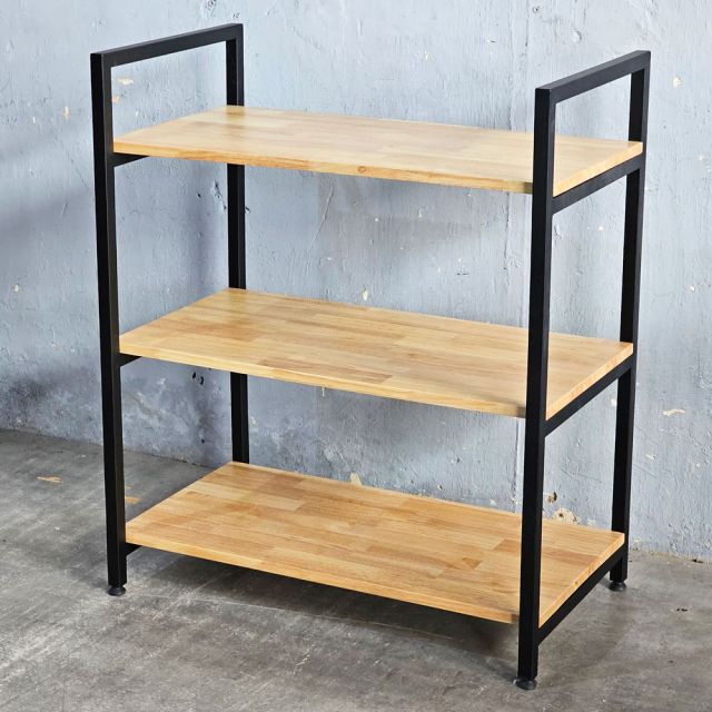 Kệ trang trí 3 tầng GONY 80x45x93cm gỗ cao su KTT68051