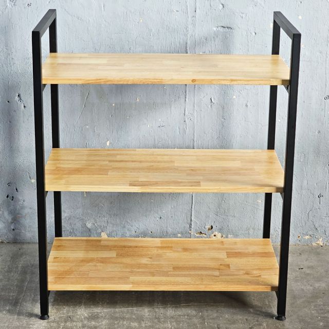 Kệ trang trí 3 tầng GONY 80x45x93cm gỗ cao su KTT68051